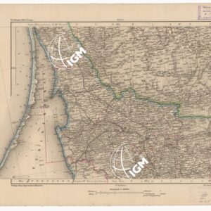 SPECIAL KARTE VON MITTEL EUROPA - TILSIT F 8