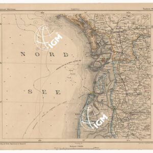 SPECIAL KARTE VON MITTEL EUROPA - TONDERN F 10