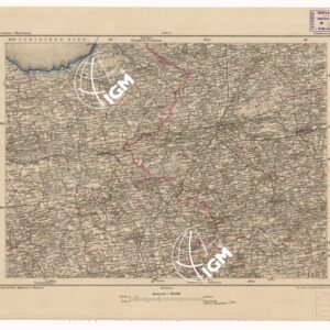 SPECIAL KARTE VON MITTEL EUROPA - GUMBINNEN F 18