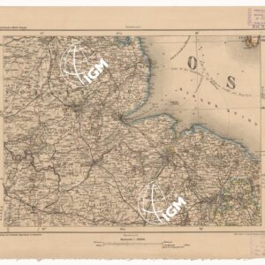 SPECIAL KARTE VON MITTEL EUROPA - KIEL F 21