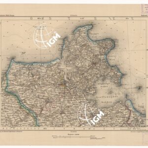 SPECIAL KARTE VON MITTEL EUROPA - STRALSUND F 23