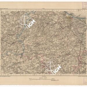 SPECIAL KARTE VON MITTEL EUROPA - DANZIG F 26