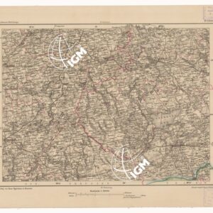 SPECIAL KARTE VON MITTEL EUROPA - LOTZEN F 28