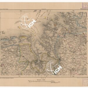 SPECIAL KARTE VON MITTEL EUROPA - WILHELMSHAVEN F 32