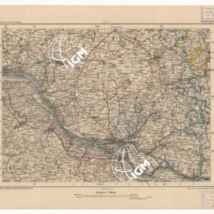 SPECIAL KARTE VON MITTEL EUROPA - HAMBURG F 33