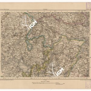 SPECIAL KARTE VON MITTEL EUROPA - ANKLAM F 35