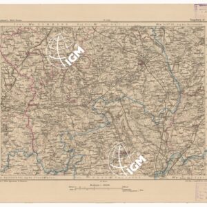 SPECIAL KARTE VON MITTEL EUROPA - TEMPELBURG F 37