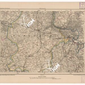 SPECIAL KARTE VON MITTEL EUROPA - BREMEN F 44