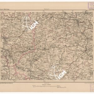 SPECIAL KARTE VON MITTEL EUROPA - LUNEBURG F 45