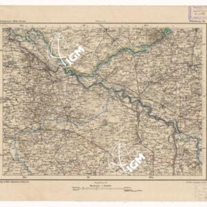 SPECIAL KARTE VON MITTEL EUROPA - WITTENBERGE F 46