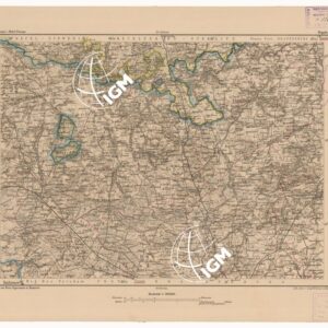 SPECIAL KARTE VON MITTEL EUROPA - RUPPIN F 47