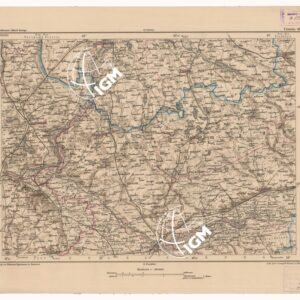 SPECIAL KARTE VON MITTEL EUROPA - CUSTRIN F 48