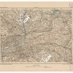 SPECIAL KARTE VON MITTEL EUROPA - KREUZ F 49