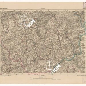 SPECIAL KARTE VON MITTEL EUROPA - GNESEN F 50