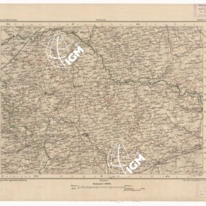 SPECIAL KARTE VON MITTEL EUROPA - SIEDLEE F 53