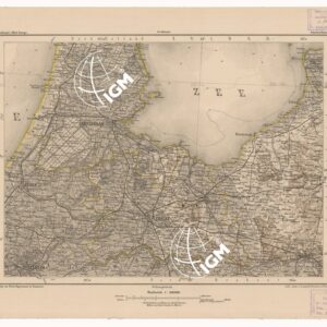SPECIAL KARTE VON MITTEL EUROPA - AMSTERDAM F 55