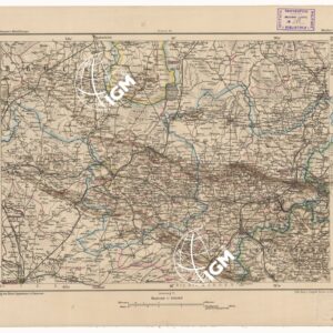 SPECIAL KARTE VON MITTEL EUROPA - MINDEN F 57