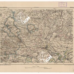 SPECIAL KARTE VON MITTEL EUROPA - MAGDEBURG F 59