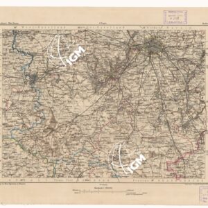 SPECIAL KARTE VON MITTEL EUROPA - BERLIN F 60