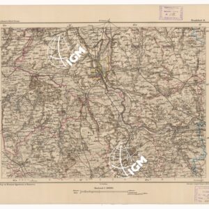 SPECIAL KARTE VON MITTEL EUROPA - FRANKFURT F 61