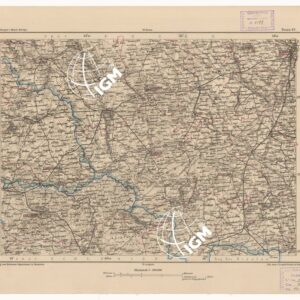 SPECIAL KARTE VON MITTEL EUROPA - POSEN F 62