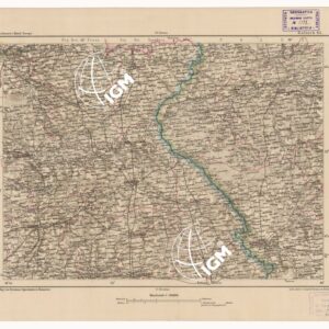 SPECIAL KARTE VON MITTEL EUROPA - KALISCH F 63