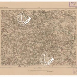 SPECIAL KARTE VON MITTEL EUROPA - LODZ F 64