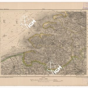 SPECIAL KARTE VON MITTEL EUROPA - ANTWERPEN F 68