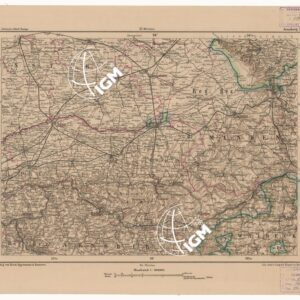 SPECIAL KARTE VON MITTEL EUROPA - ARNSBERG F 71