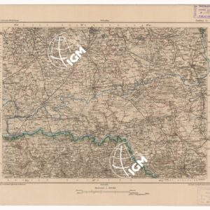 SPECIAL KARTE VON MITTEL EUROPA - COTTBUS F 75