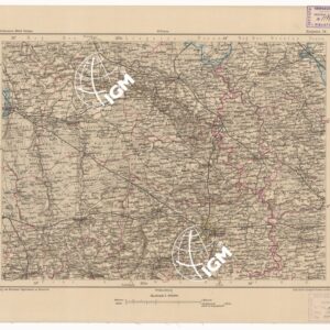 SPECIAL KARTE VON MITTEL EUROPA - LIEGNITZ F 76