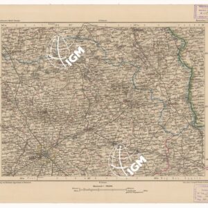 SPECIAL KARTE VON MITTEL EUROPA - BRESLAV F 77