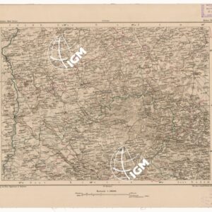 SPECIAL KARTE VON MITTEL EUROPA - KIELCE F 79