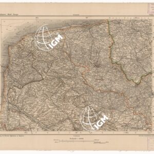 SPECIAL KARTE VON MITTEL EUROPA - CALAIS F 81