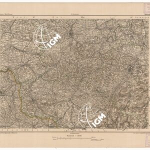 SPECIAL KARTE VON MITTEL EUROPA - BRUSSEL F 82