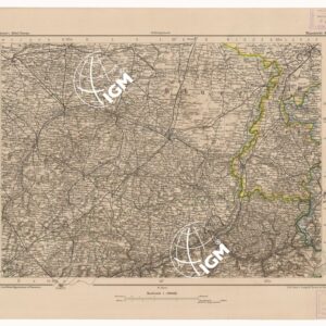 SPECIAL KARTE VON MITTEL EUROPA - MAASTRICHT F 83