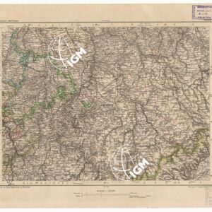 SPECIAL KARTE VON MITTEL EUROPA - CHEMNITZ F 88