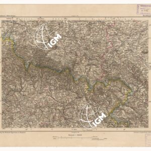 SPECIAL KARTE VON MITTEL EUROPA - HIRSCHBERG F 90