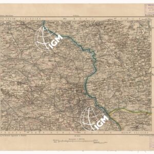 SPECIAL KARTE VON MITTEL EUROPA - BEUTHEN F 92