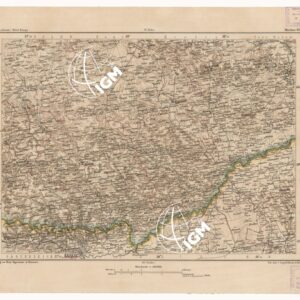 SPECIAL KARTE VON MITTEL EUROPA - MIECHOW F 93