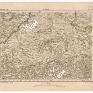 SPECIAL KARTE VON MITTEL EUROPA - RZESZOW F 94