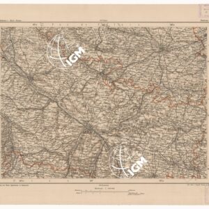 SPECIAL KARTE VON MITTEL EUROPA - AMIENS F 95