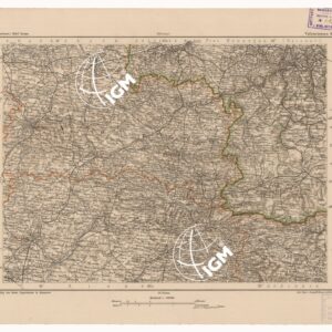 SPECIAL KARTE VON MITTEL EUROPA - VALENCIENNES F 96