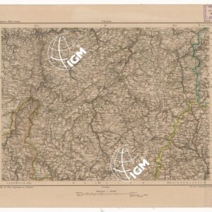 SPECIAL KARTE VON MITTEL EUROPA - GIVET F 97