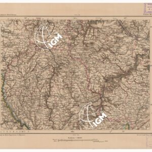 SPECIAL KARTE VON MITTEL EUROPA - PRUM F 98