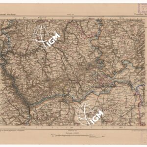 SPECIAL KARTE VON MITTEL EUROPA - FRANKFURT F 99