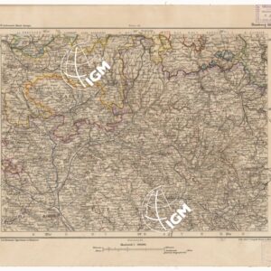 SPECIAL KARTE VON MITTEL EUROPA - BEMBERG F 101