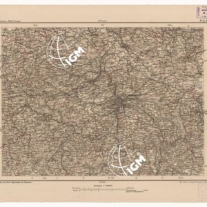 SPECIAL KARTE VON MITTEL EUROPA - PRAG F 103