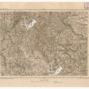 SPECIAL KARTE VON MITTEL EUROPA - OLMUTZ F 105