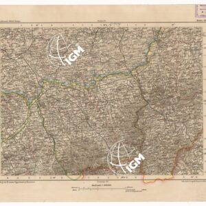 SPECIAL KARTE VON MITTEL EUROPA - BIELITZ F 106